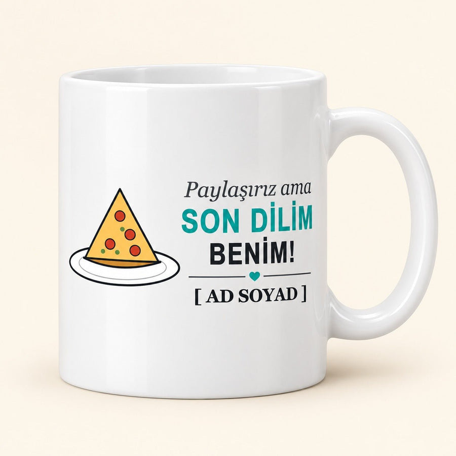 Son Dilim Benim - İsimli Kardeş Kupası - Hediye Kutusu