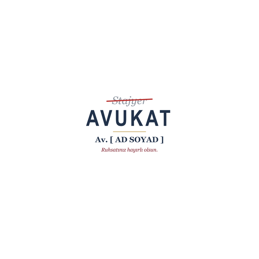 Stajyer Değil Avukat İsimli Kupa - Hediye Kutusu