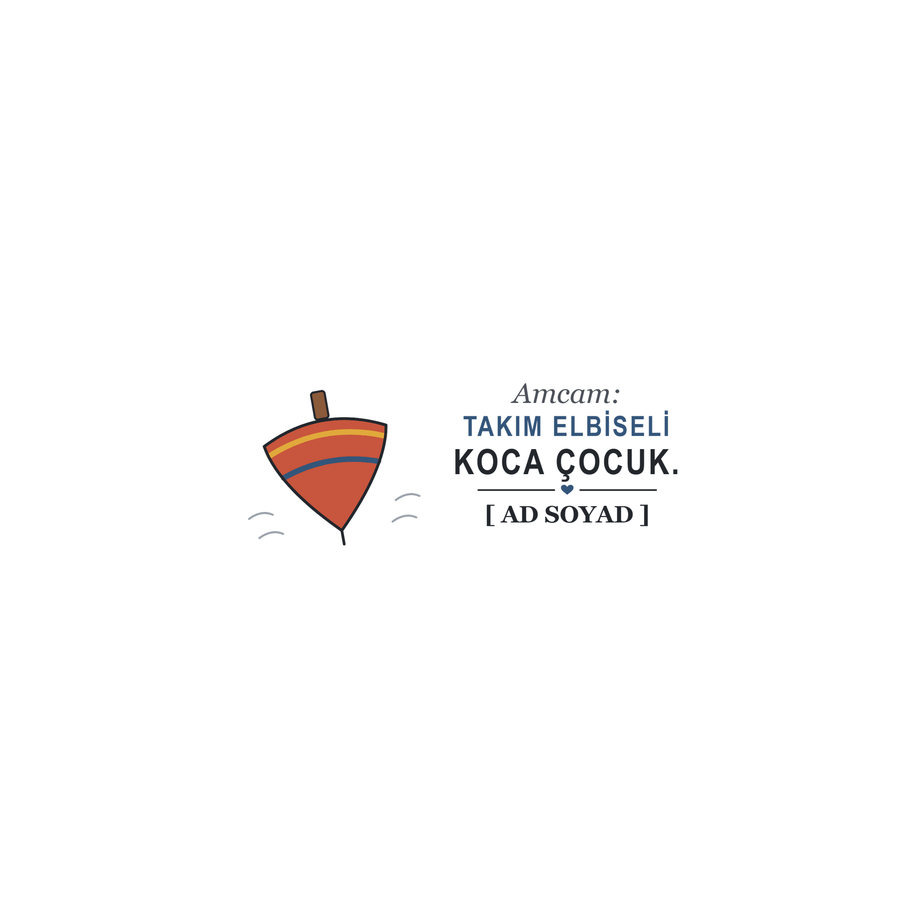 Takım Elbiseli Koca Çocuk - İsimli Amca Kupası - Hediye Kutusu