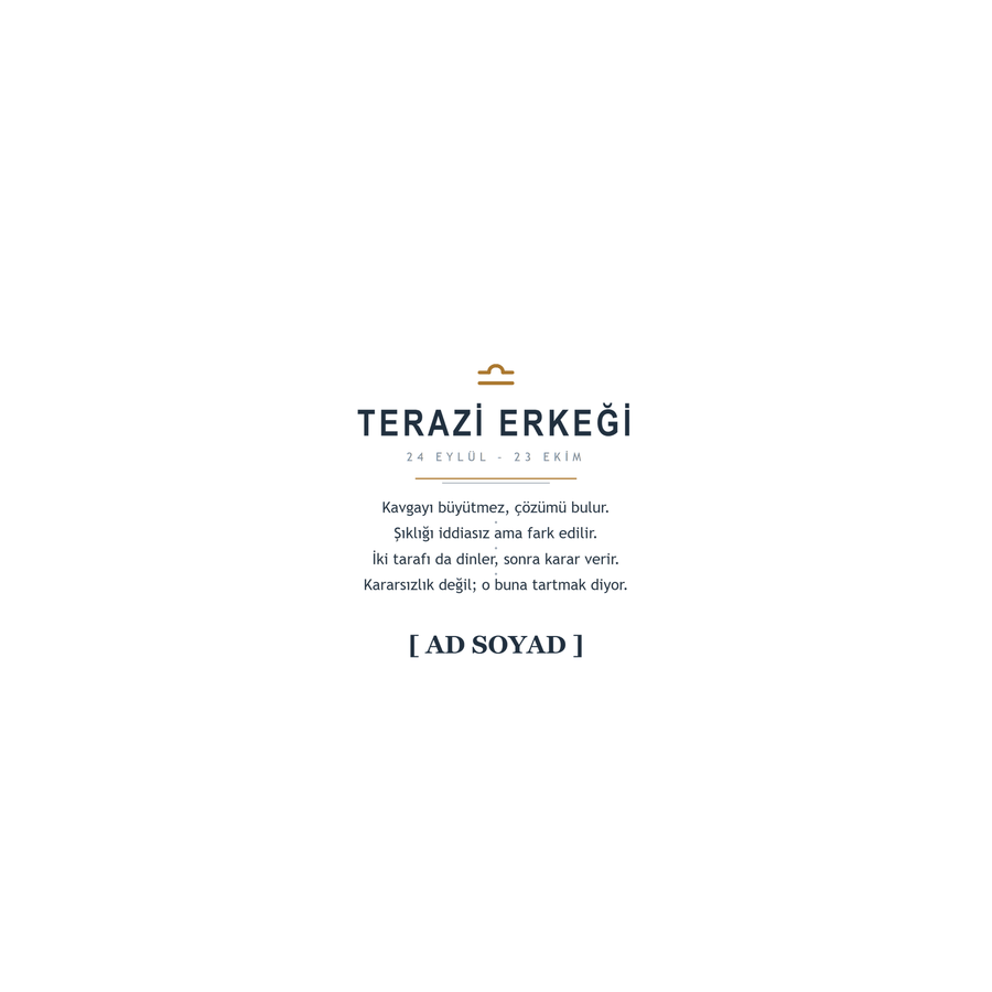 Terazi Erkeği İsimli Kupa - Hediye Kutusu