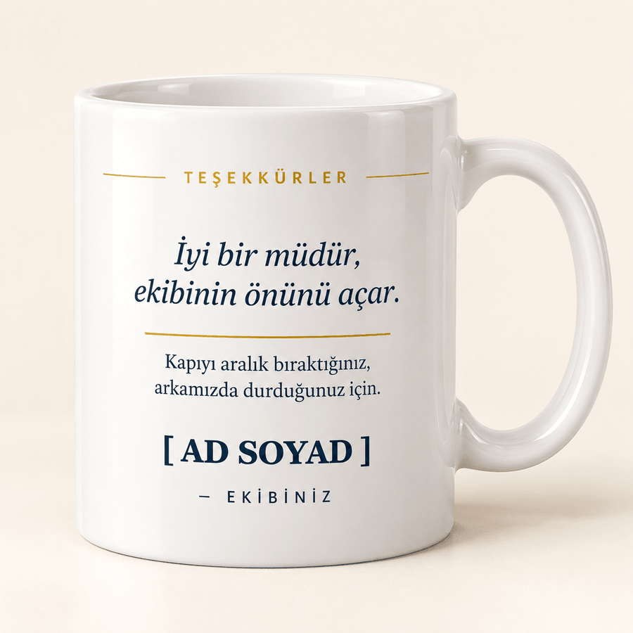 Teşekkürler Müdürüm Hediye Kutusu - Hediye Kutusu