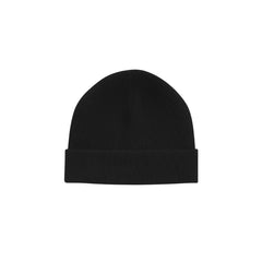 Unisex Siyah Basic Katlamalı Bere - Hediye Kutusu