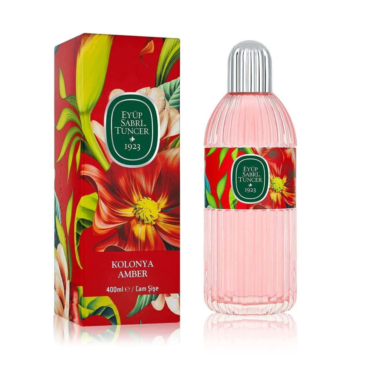 Amber Kolonyası 400 ml - Cam Şişe - Görsel 1