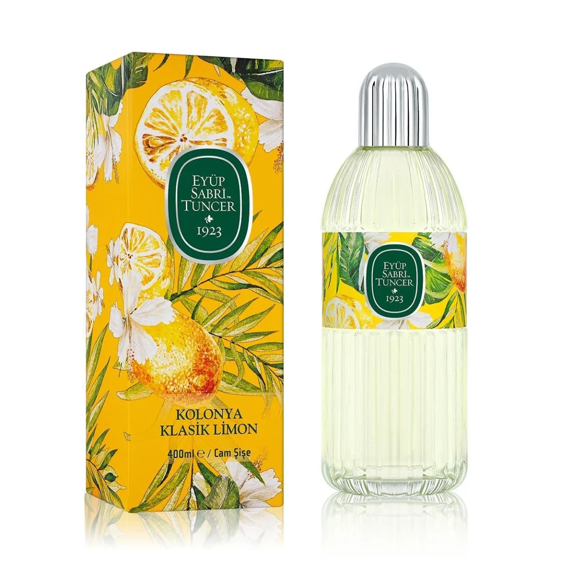 Klasik Limon Kolonyası 400 ml - Cam Şişe - Görsel 1